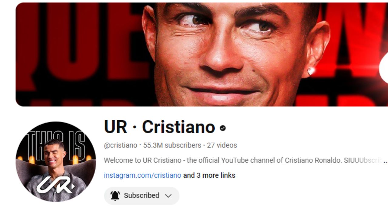 Cristiano Ronaldo YouTube Channel